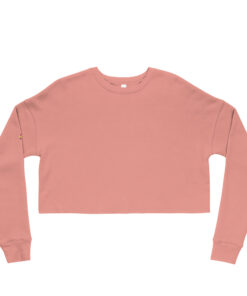 Sudadera corta para mujer personalizable, vista frontal