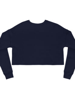 Sudadera corta para mujer personalizable, vista trasera