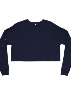 Sudadera corta para mujer personalizable, vista frontal