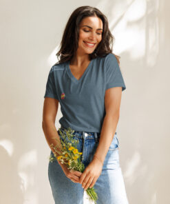 Camiseta holgada y cuello en pico Soleà