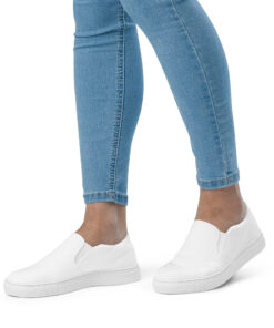 Zapatillas sin cordones mujer personalizable, vista frontal