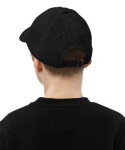 Gorra juvenil de béisbol personalizable, vista trasera