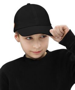 Gorra juvenil de béisbol personalizable, vista frontal