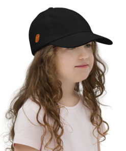 Gorra juvenil de béisbol personalizable, vista lateral derecha