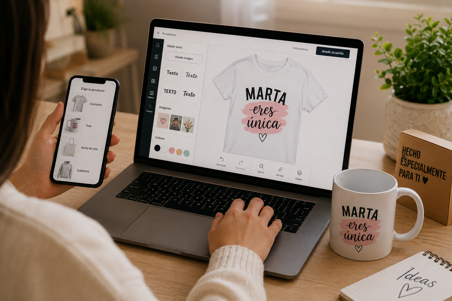 Regalos personalizados online: camisetas, tazas y accesorios con tu foto