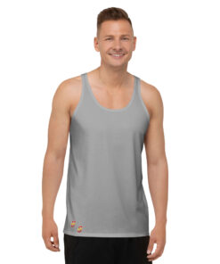 Camiseta de tirantes hombre personalizable, vista frontal