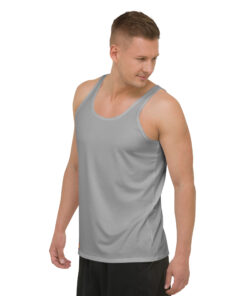 Camiseta de tirantes hombre personalizable, vista frontal