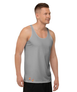 Camiseta de tirantes hombre personalizable, vista frontal