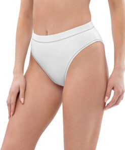 Braguita bikini reciclada corte alto estampado integral personalizable, vista frontal