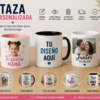 Taza personalizada con foto nombre y logo