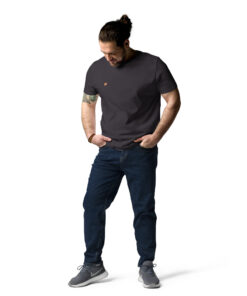 Camiseta unisex de algodón orgánico Creator 2.0 personalizable, vista frontal