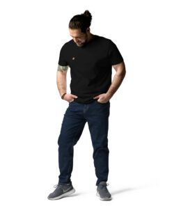 Camiseta unisex de algodón orgánico Creator 2.0 personalizable, vista frontal