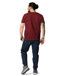 Camiseta unisex de algodón orgánico Creator 2.0 personalizable, vista trasera