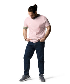 Camiseta unisex de algodón orgánico Creator 2.0 personalizable, vista frontal