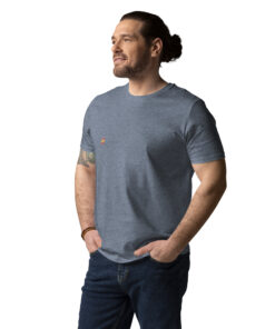 Camiseta unisex de algodón orgánico Creator 2.0 personalizable, vista frontal