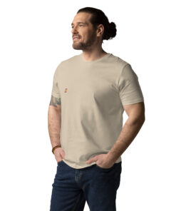 Camiseta unisex de algodón orgánico Creator 2.0 personalizable, vista frontal
