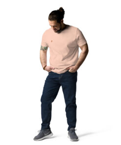 Camiseta unisex de algodón orgánico Creator 2.0 personalizable, vista frontal