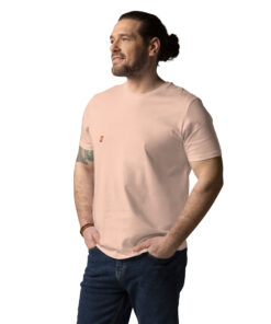 Camiseta unisex de algodón orgánico Creator 2.0 personalizable, vista frontal