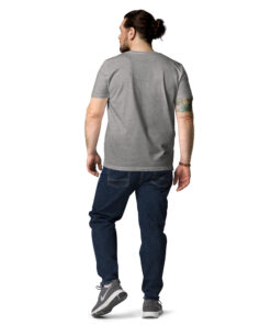 Camiseta unisex de algodón orgánico Creator 2.0 personalizable, vista trasera