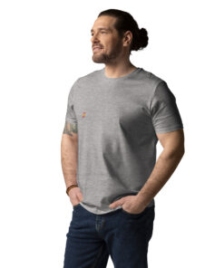 Camiseta unisex de algodón orgánico Creator 2.0 personalizable, vista frontal
