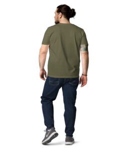Camiseta unisex de algodón orgánico Creator 2.0 personalizable, vista trasera