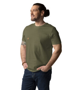 Camiseta unisex de algodón orgánico Creator 2.0 personalizable, vista frontal