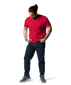 Camiseta unisex de algodón orgánico Creator 2.0 personalizable, vista frontal