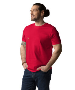 Camiseta unisex de algodón orgánico Creator 2.0 personalizable, vista frontal