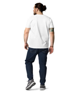 Camiseta unisex de algodón orgánico Creator 2.0 personalizable, vista trasera