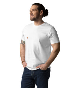 Camiseta unisex de algodón orgánico Creator 2.0 personalizable, vista frontal