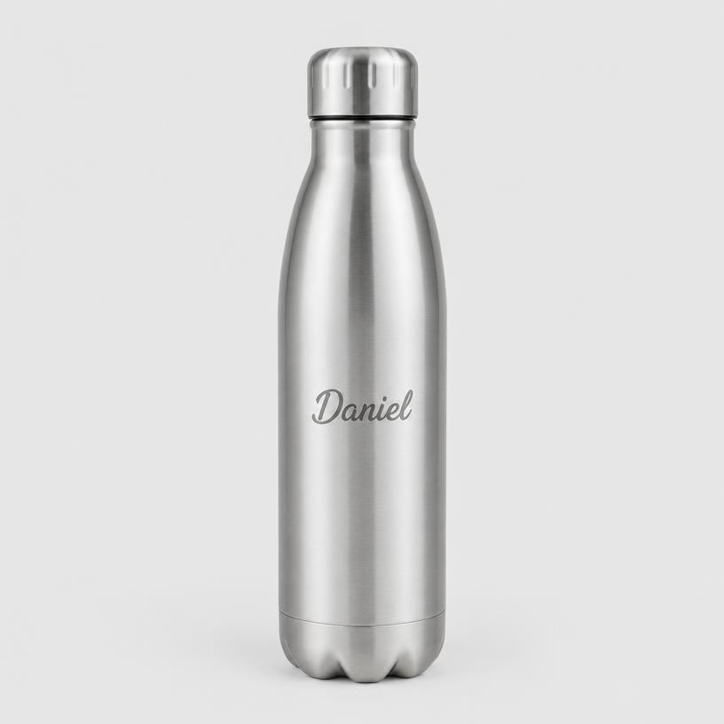 Botella térmica con nombre personalizado en Amazon