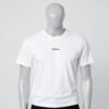 Camiseta SESKA blanca con logo negro en el pecho