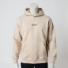 Sudadera SESKA beige con capucha y logo en el pecho