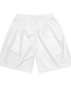 Shorts de malla unisex transpirables de corte recto con cinturilla elástica (7)