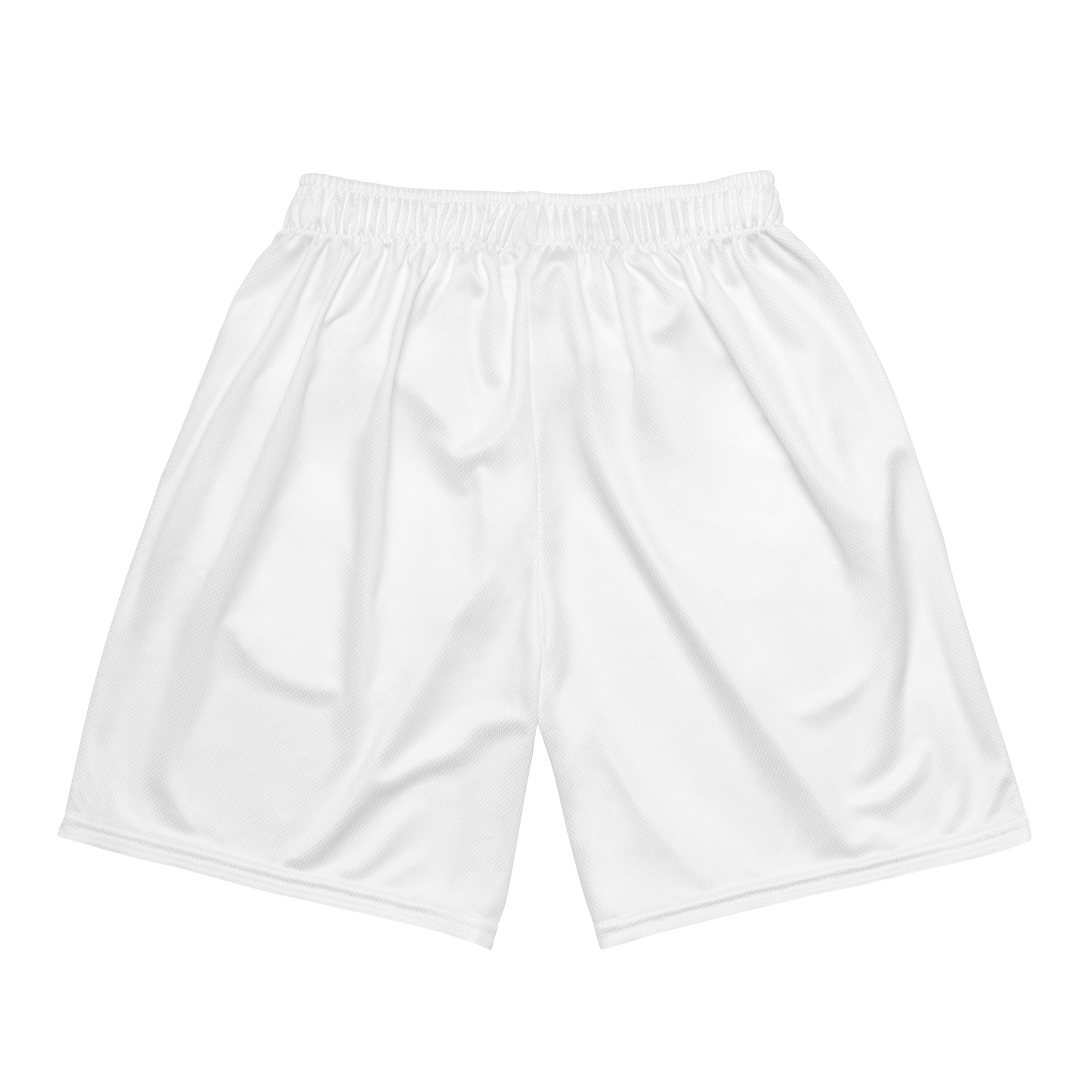 Shorts de malla unisex transpirables de corte recto con cinturilla elástica (7)