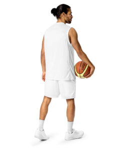 Shorts de malla unisex transpirables de corte recto con cinturilla elástica (13)