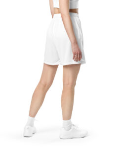 Shorts de malla unisex transpirables de corte recto con cinturilla elástica (19)