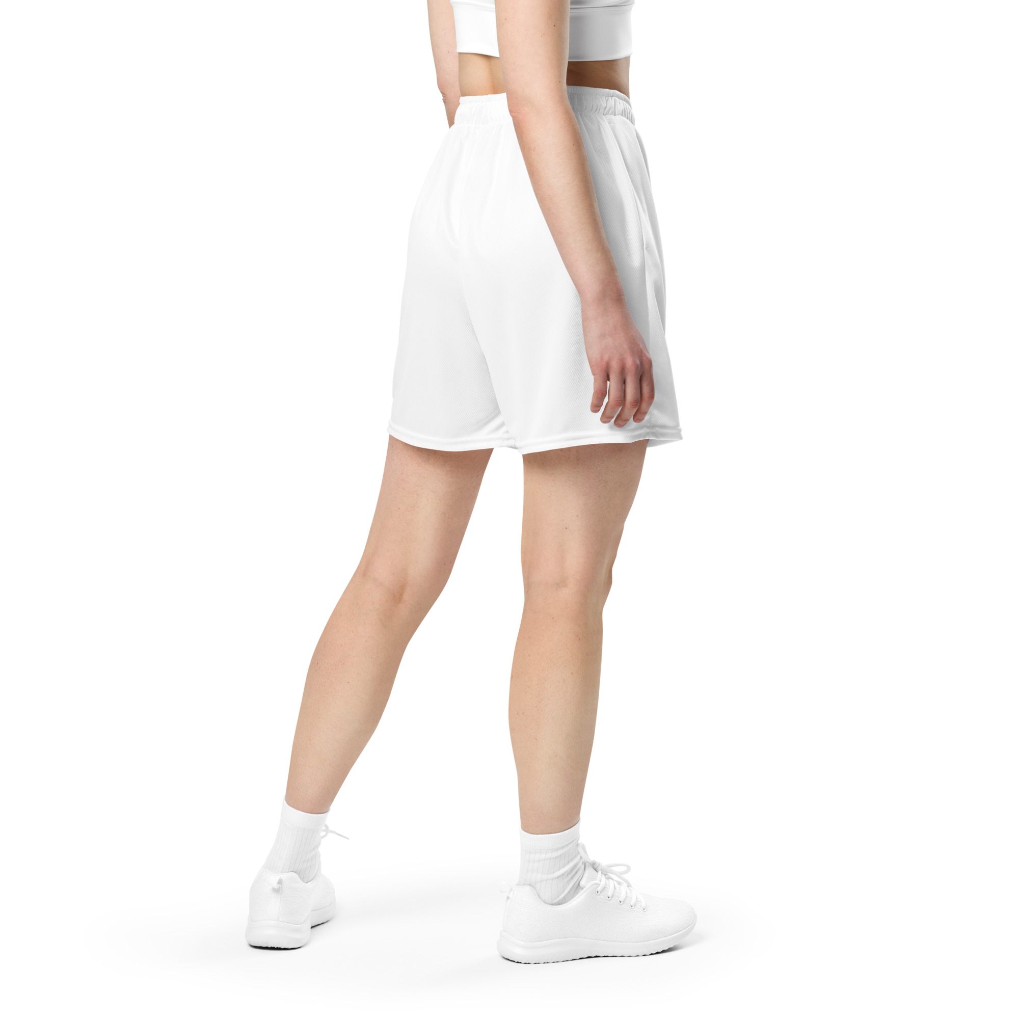 Shorts de malla unisex transpirables de corte recto con cinturilla elástica (19)