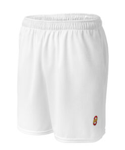 Shorts de malla unisex transpirables de corte recto con cinturilla elástica (5)