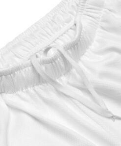 Shorts de malla unisex transpirables de corte recto con cinturilla elástica (11)