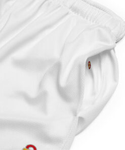 Shorts de malla unisex transpirables de corte recto con cinturilla elástica (18)