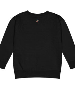 Sudadera infantil de cuello redondo en tejido suave con puños acanalados (7)