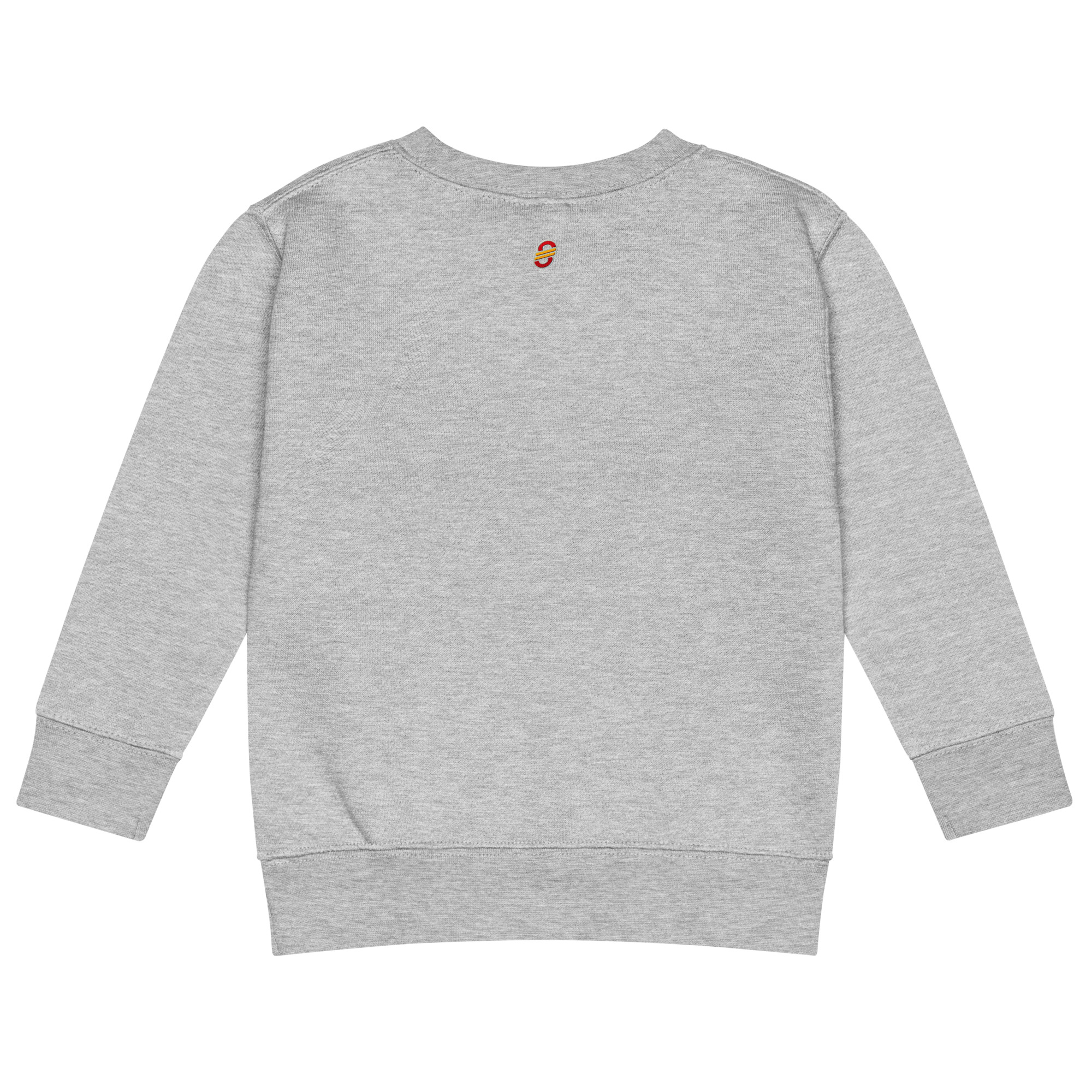 Sudadera infantil de cuello redondo en tejido suave con puños acanalados (11)