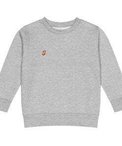 Sudadera infantil de cuello redondo en tejido suave con puños acanalados (5)