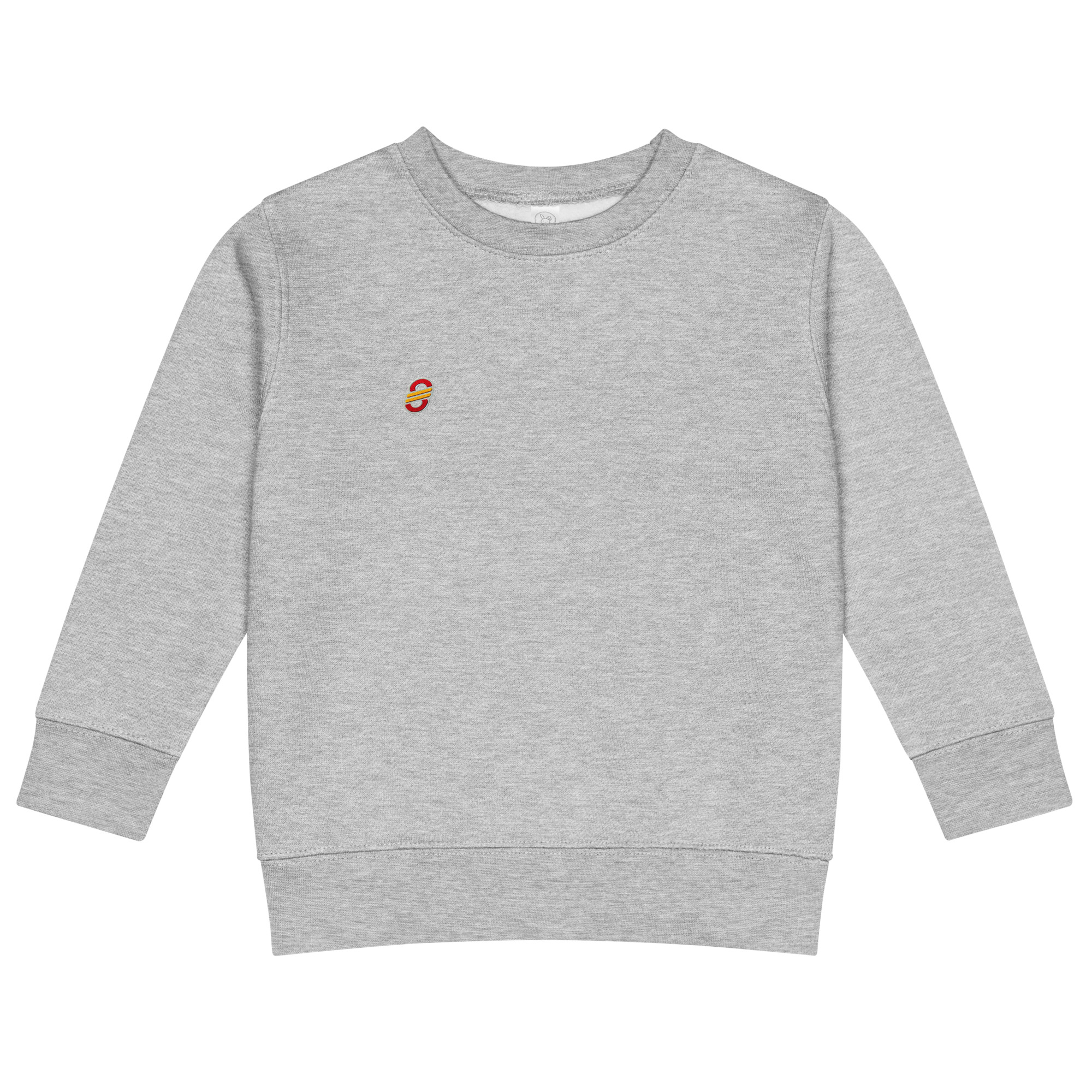 Sudadera infantil de cuello redondo en tejido suave con puños acanalados (5)