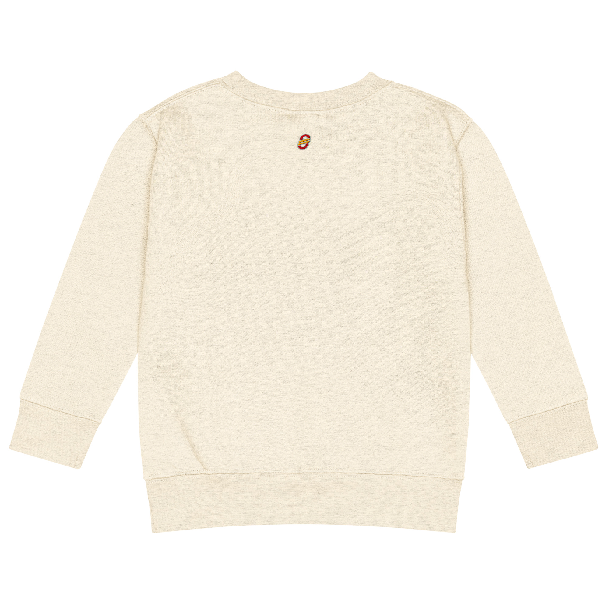 Sudadera infantil de cuello redondo en tejido suave con puños acanalados (12)