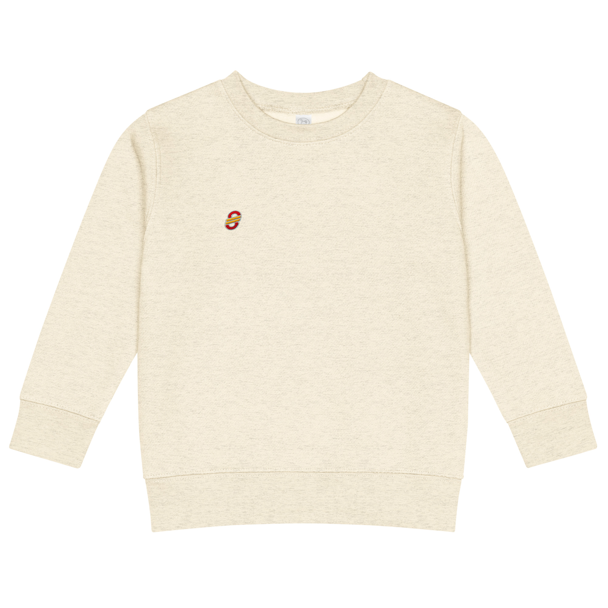 Sudadera infantil de cuello redondo en tejido suave con puños acanalados (6)