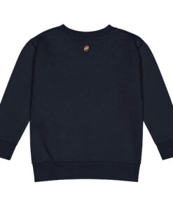 Sudadera infantil de cuello redondo en tejido suave con puños acanalados (8)