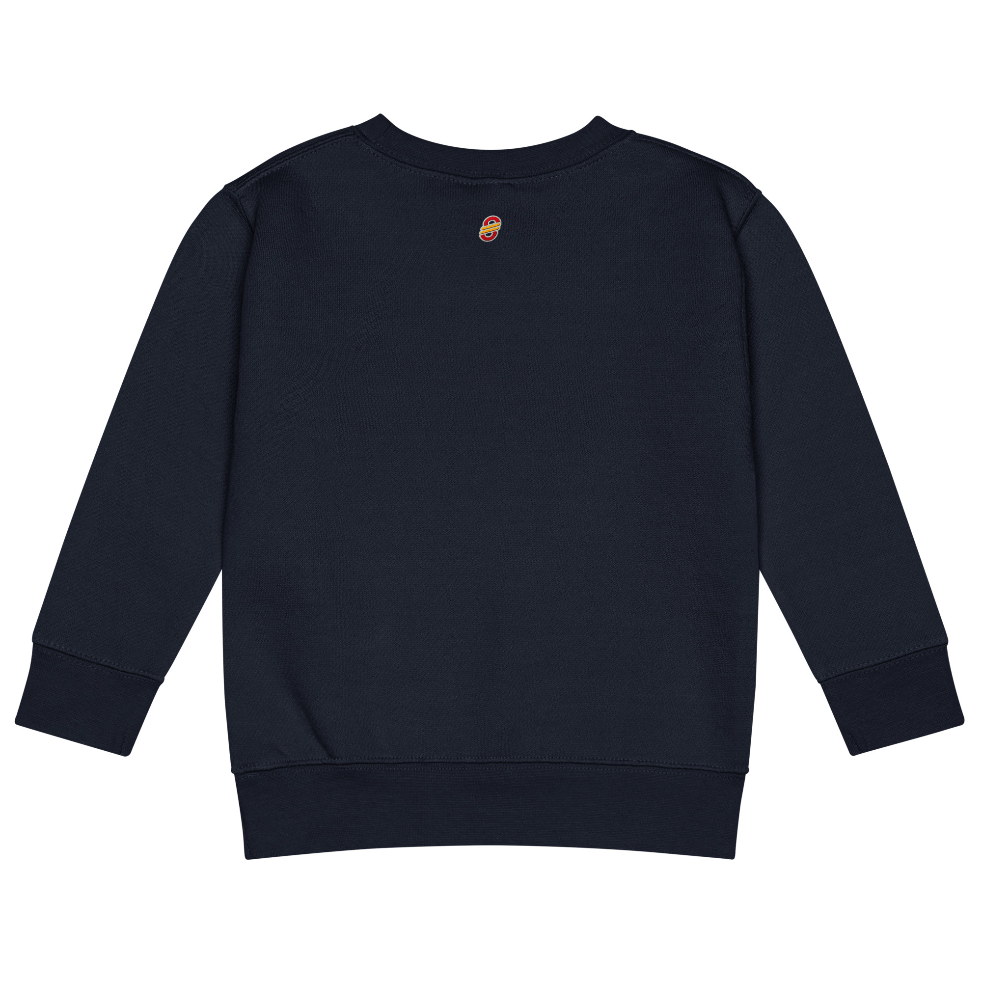 Sudadera infantil de cuello redondo en tejido suave con puños acanalados (8)