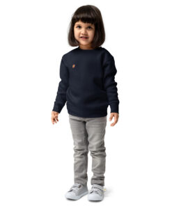 Sudadera infantil de cuello redondo en tejido suave con puños acanalados (20)